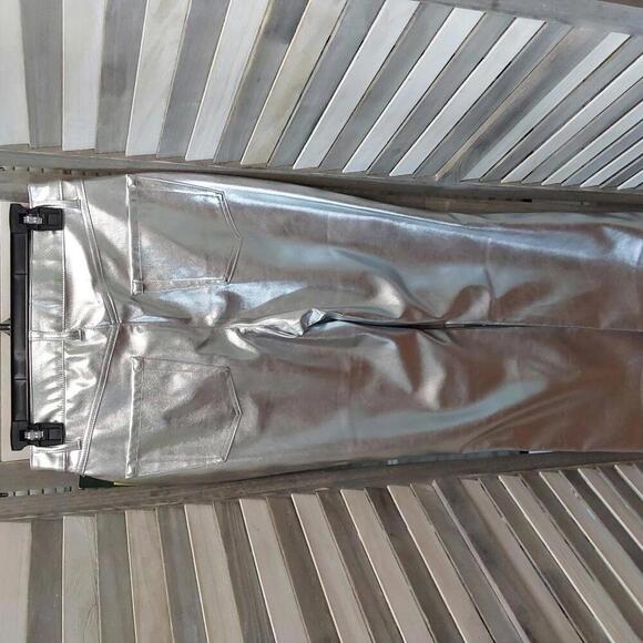 Wild Fable Shimmering Silver Wide Leg Pants - Picture 6 of 13